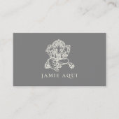 ガネーシャまたはガネーシャ知恵と成功の神 名刺 (正面)