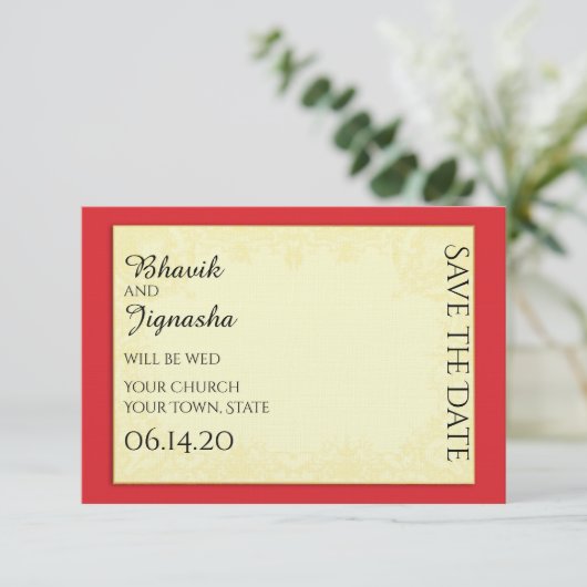 ガネーシャインディアンウェディング日付を保存 セーブザデート (スタンド正面)