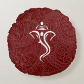 ガネーシャカスタム丸枕 ラウンドクッション (正面)