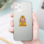 ガネーシャステッカー シール (スマートフォン)