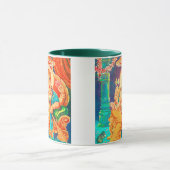 ガネーシャヴィンテージヒンドゥー教スピリチュアル マグカップ (中央)