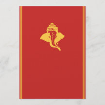 ガネーシャ卿の結婚式招待状