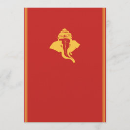 ガネーシャ卿の結婚式招待状 招待状