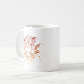 ガネーシャ卿インドYoga瞑想精神性 コーヒーマグカップ (正面左)