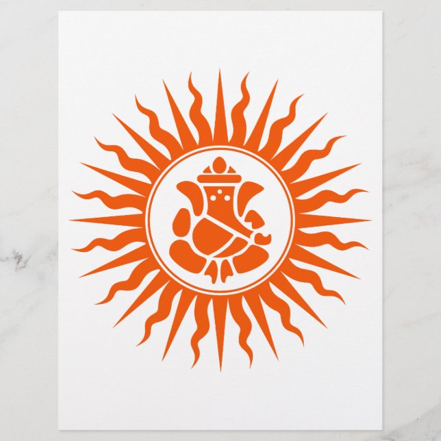 ガネーシャ卿サイン (正面)