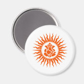 ガネーシャ卿サイン マグネット (正面/裏面)