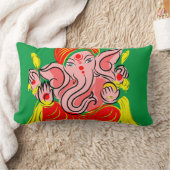 ガネーシャ卿 ランバークッション (ブランケット)