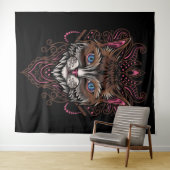 ガネーシャ猫 タペストリー (インサイチュ(横))