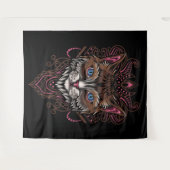 ガネーシャ猫 タペストリー (正面(横))