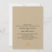 ガネーシャ結婚式招待状 招待状 (裏面)