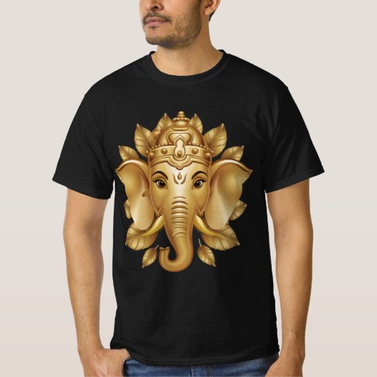 ガネーシャ3メンズTシャツ Tシャツ (正面)