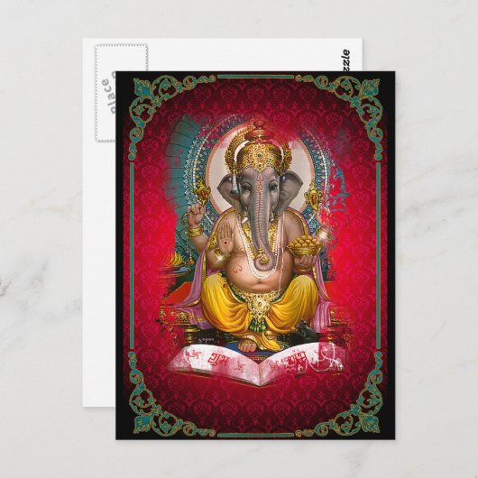 ガネーシャ – はがき (正面/裏面)