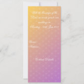 ガネーシャ ウェディング インビテーション :: ラズベリー (裏面)