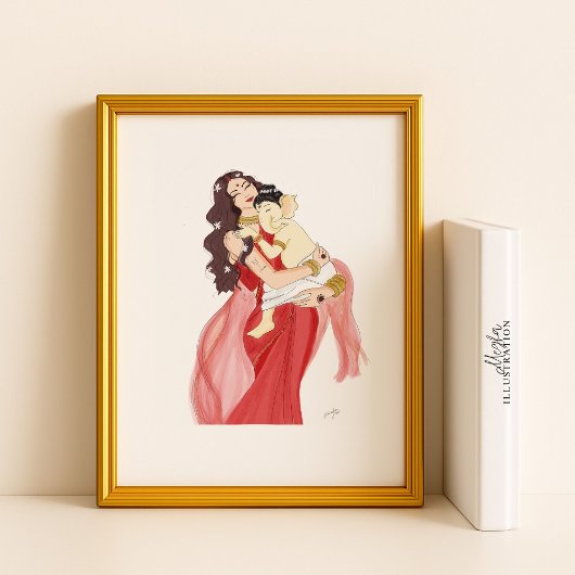 ガネーシュ卿、神、ヒンドゥー教、精神病 ポスター