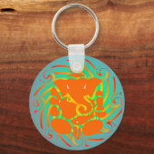 ガネーシュ鍵鎖 キーホルダー (正面)