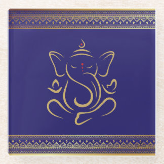 ガネーシュ ガラスコースター