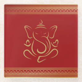 ガネーシュ ガラスコースター