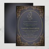 ガネーシュ・チャトゥルティ祭 招待状 (正面/裏面)