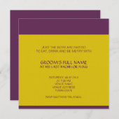 ガネーシュ・バチェラー・パーティー招待状 招待状 (正面/裏面)