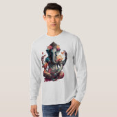 ガネーシュ ヒンズー Tシャツ (正面フル)