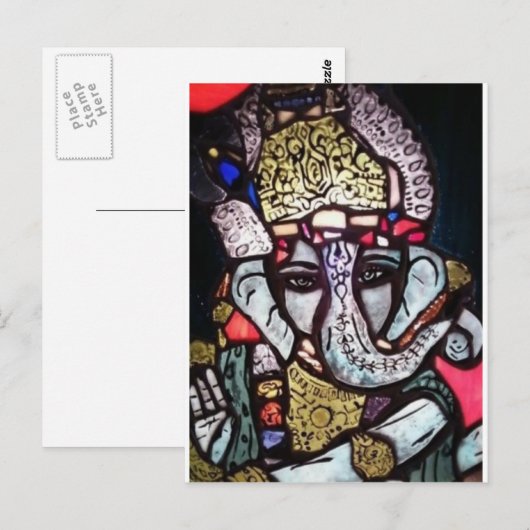 ガネーシュ ポストカード (正面/裏面)