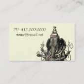 ガネーシュ 名刺 (裏面)