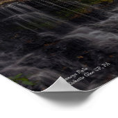 ガノガ滝14"x11" ポスター (角)