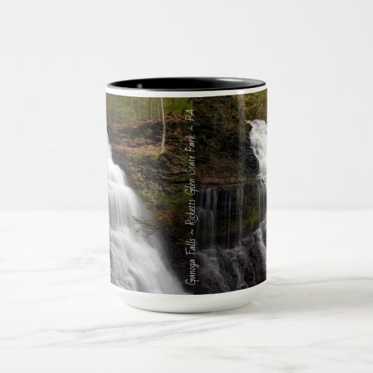 ガノガ滝 – 秋2018 マグカップ (中央)