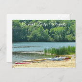 ガバナーダッジウィスコンシン州パークハガキ ポストカード (正面/裏面)