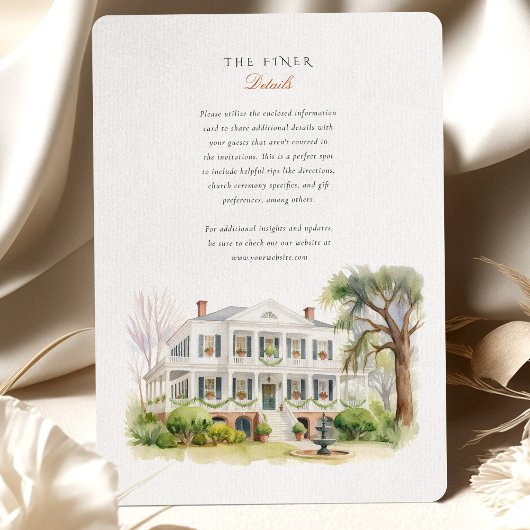 ガバナートーマベネットハウスチャールストン結婚ズ 招待状