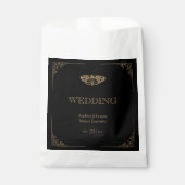 ガビクトリアンスエレガントゴシック結婚式の引き出物バッグ フェイバーバッグ (正面)