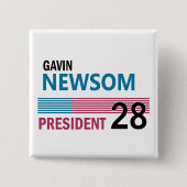 ガビンニューソム2028 缶バッジ (正面)