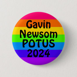 ガビンニューソムPOTUS 2024 缶バッジ