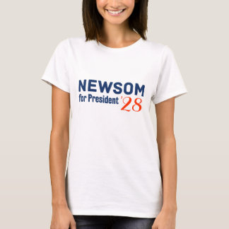 ガビン・ニューサム大統領2028シャツ Tシャツ