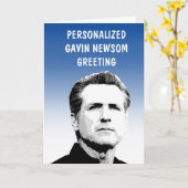 ガビン・ニューサム専用グリーティングカード カード (黄色い花)