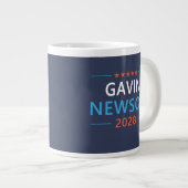 ガビン・ニューサム 2028 大統領 ジャンボコーヒーマグカップ (正面右)