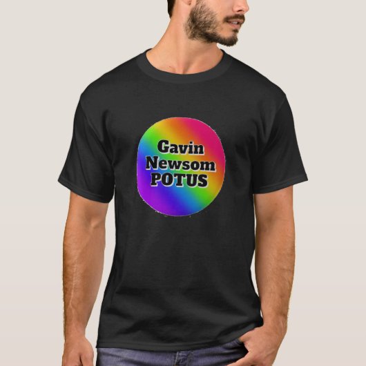 ガビン・ニューサム POTUS Tシャツ (正面)