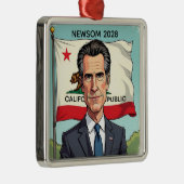 ガビン・ニューソム大統領の大統領 メタルオーナメント (右)