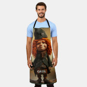 ガビン、小スコットランドの高原家 エプロン (着用した状態)