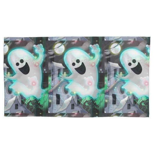 ガビーザ幽霊ピローケース 枕カバー (正面)