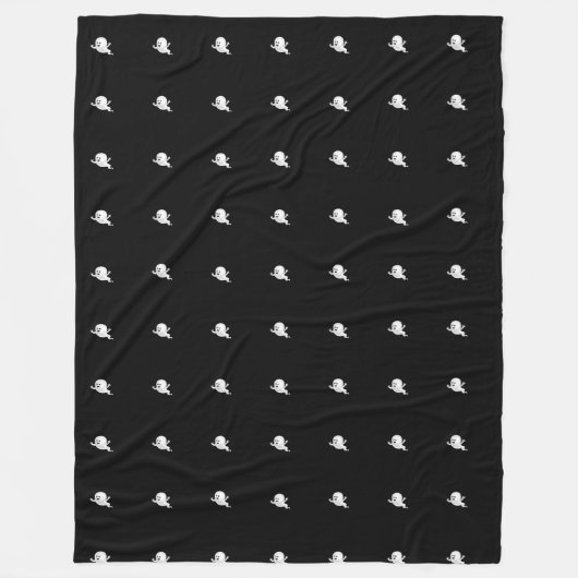 ガビーザ幽霊 フリースブランケット (正面)