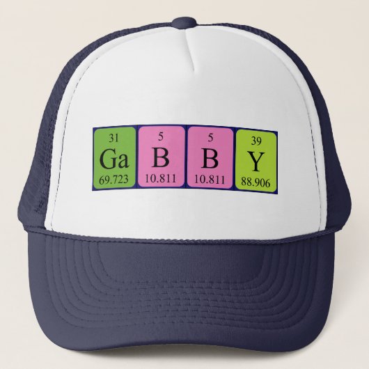 ガビー期別テーブル名hat キャップ (正面)
