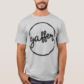 ガファー英国サッカースラング方言Tシャツ Tシャツ (正面)