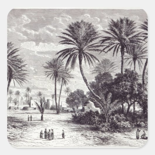 ガフサのオアシス：チュニス スクエアシール (正面)