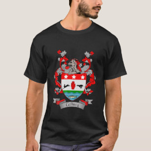 ガフニーコートオブアームズ ガフニーの苗字ファミリークレ Tシャツ