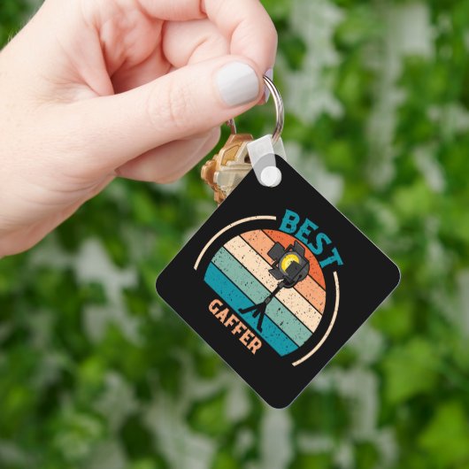 ガフ最高のァー-レトロスタイルキーチェーン キーホルダー (手)