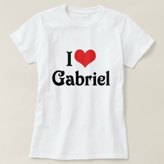 ガブリエルが大好き Tシャツ (デザイン正面)