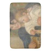 ガブリエルとジャン(ピエール=オーギュストルノアール) バスマット (正面縦)