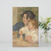 ガブリエルとジャン(ピエール=オーギュストルノアール) 便箋 (スタンド正面)