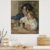 ガブリエルとジーンbyピエール・オーギュストルノアール ポスター (キッチン)